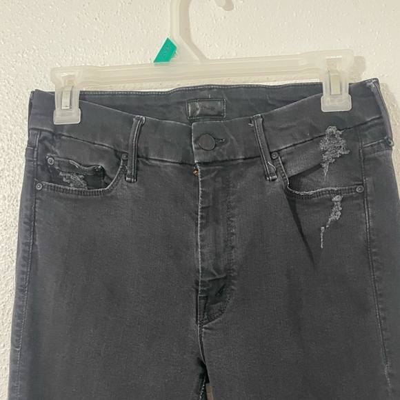 MOTHER Looker Ankle Fray in Guilty As Sin Size 27 - Picture 6 of 15